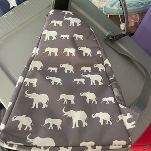 Elephant crossbody backpack